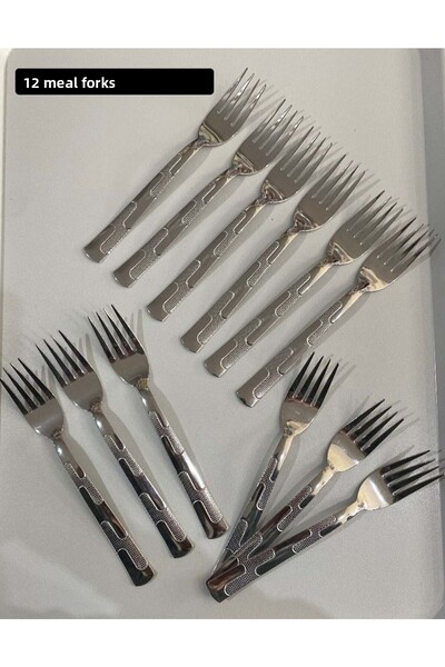Doğuş Mutfak Dinner Fork 12 Li 2 ml Stainless Steel