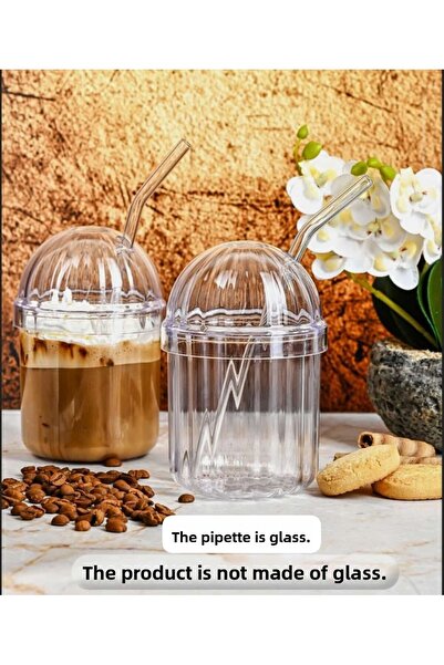 ÇEÇEN HOME (قطعتان) كوب كريستالي بلاستيكي من Pinterest، كوب تقديم لمشروبات ال...