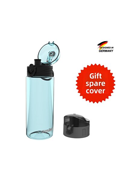 zweikell Lento Jr Switch Turquoise Bpa Free 500 ml Tritan Water Bottle