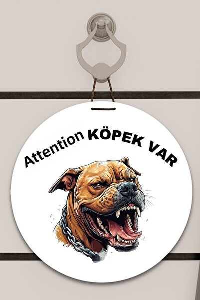 Dormot Digital Print White, Standard, Thick Dog-Themed Door Ornament, Wall Ornament