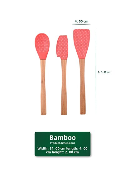 Bambum Bolly 3 Piece Spatula Set Large