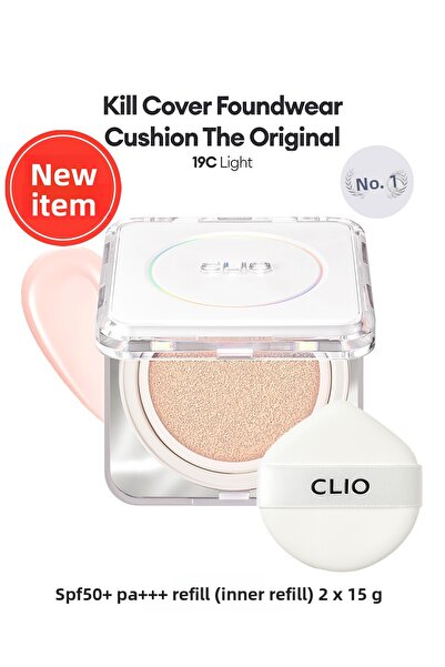 CLIO Matte Finish Kill Cover Founwear Cushion the Original + Refill (19C Ligh...