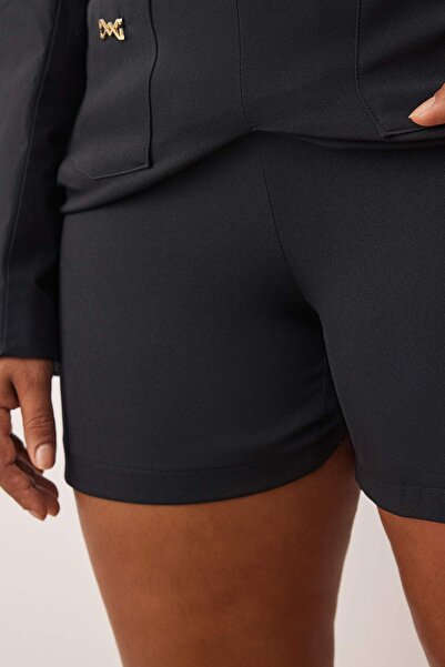 Trendyol Curve Μίνι υφαντή φούστα με μαύρη τσέπη Αξεσουάρ TBBAW26AP00002