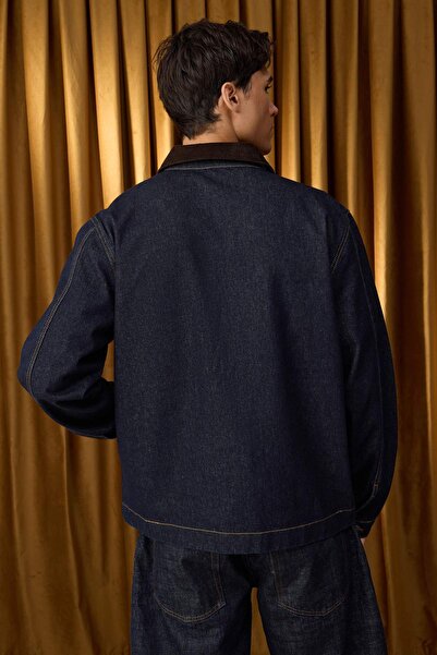 Trendyol Collection Спеціальна колекція Синій Regular Чоловічий піджак TMNAW26CE00000