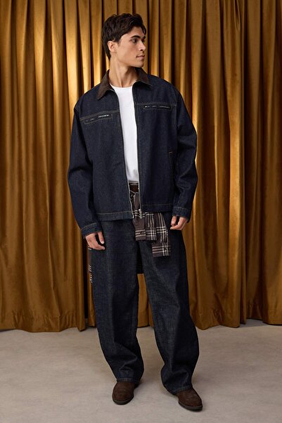 Trendyol Collection Special Collection Navy Blue Regular Men's Jacket Tmnaw26Ce00000