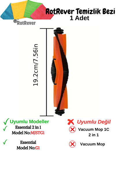RotRever Xiaomi Vacuum Mop Essential (Model nr.: MJSTG1) Compatibil 1 buc. pe...