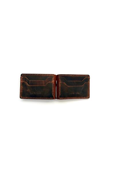 natderi Genuine Leather Magnetic Clip Wallet – Slim, Stylish and Functional Card Holder & Money Clip