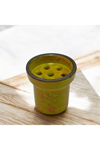 YILMAZNARGİLE Porselen Solaris Model Lüle,Premium Sırlı Lüle Sarı,Kaliteli Se...