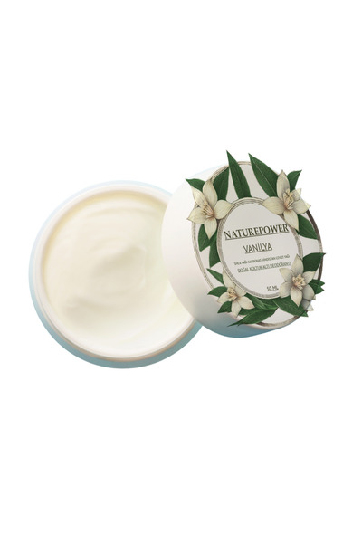 naturepower %100 Doğal Krem Deodorant Ter Kokusu Önleyici Koltuk Altı Vanilya Kokulu 50 ml