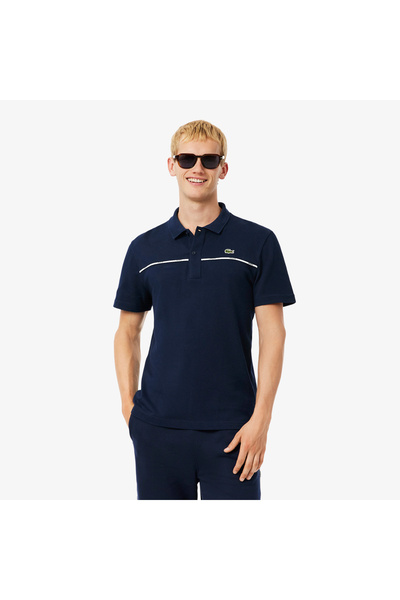Lacoste قميص بولو بقصّة عادية وحواف شعار L.12.12 - PH9863-00-166