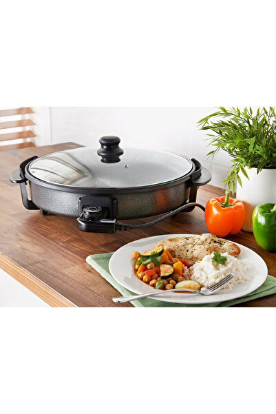 LC Multifunctional Pizza Maker and 6-in-1 Cooking Appliance 42cm Diameter 1500W
