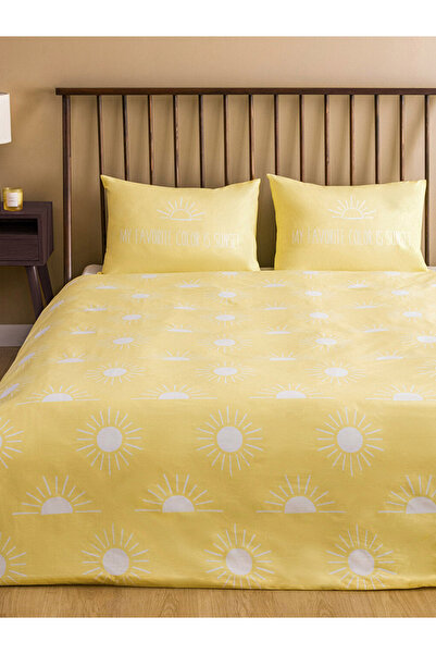 LC Waikiki Set de husă de pilota dublă LC Mixed Sun cu imprimeu din bumbac