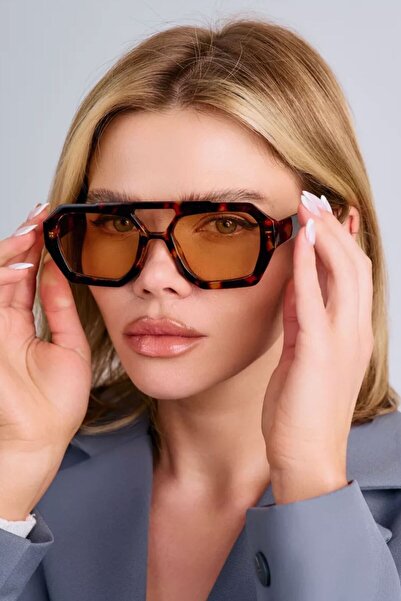 COOLANDBETTER Vortex Popular Sunglasses - Geometric Frame Stylish Women Model Uv400 Protection