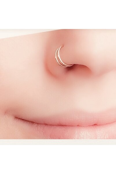 Heppii Gümüş Çift Görünümlü Halka Hızma Silver Renk