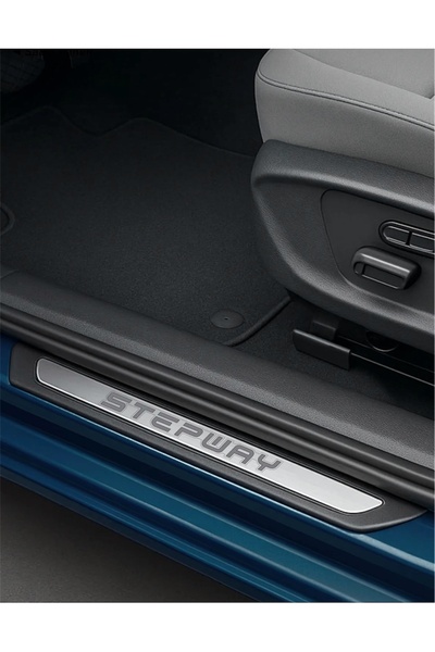 CarEste DACİA SANDERO STEPWAY 2013-2019 MODELLER OLD KROM KAPI EŞİĞİ 4 PARÇA ...