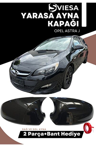 Sviesa Opel Astra J Uyumlu Batman Yarasa Ayna Kapağı Piano Black