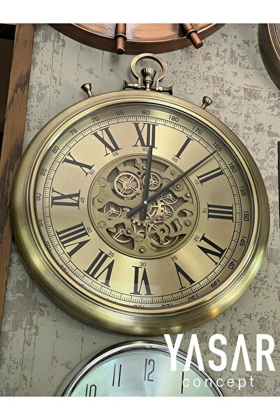 Ornamenti Design Chronovia Metal Çarklı Duvar Saati 54X62 Cm