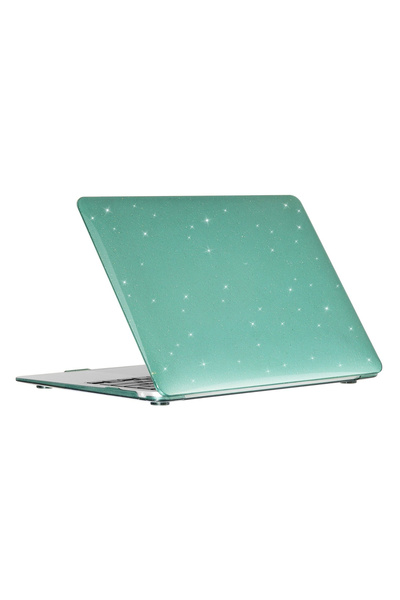 Mcstorey MacBook Air M1 Kılıf 13.3inç Simli Kristal Parlak Sert Kapak A2337 A2179 A1932 Uyumlu (2018–2020)
