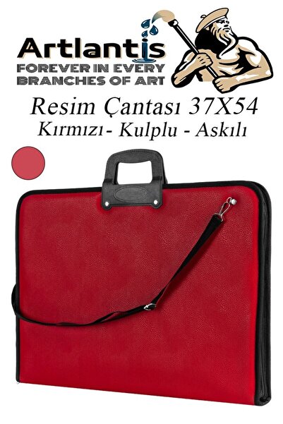 Artlantis Resim Çantası Fermuarlı Kulplu 37x54 cm 1 Adet Teknik Resim Dosya Ç...