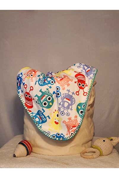 Fronte Home بطانية قطبية للأطفال والرضع وطبقة مزدوجة مخيطة على شكل راعي البقر...