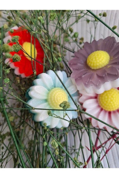 Nice Gümüş Nice Mini Sabun Seti Kokulu 5'li Papatya ( 2 mini papatya 2 mini g...