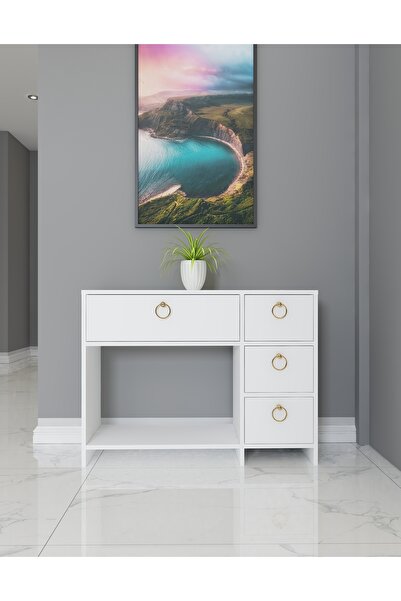 morepp Loren Dresuar | Beyaz - Beyaz