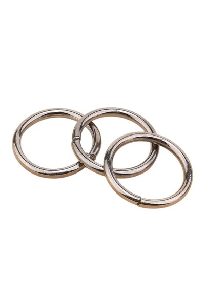 Genel Markalar Çok Amaçlı Çelik Boş Halka Zincir Halkası Hobi Çanta Halkası N...