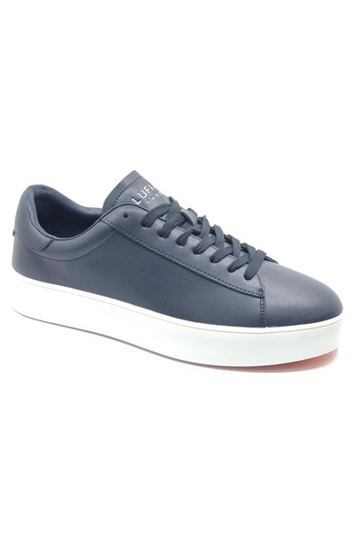 Lufian 111230254 Anton Sneaker Men's Leather Shoes Dark Blue