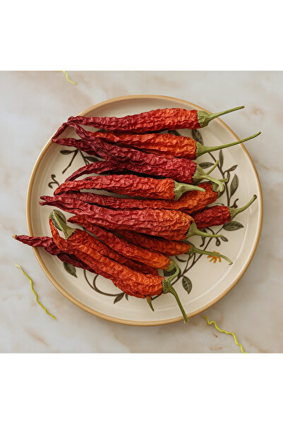 shaymia natural Az Acılı Kızartmalık Kuru Biber-Az Acı‐10 Adet