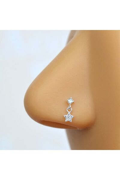 Heppii 925 Ayar Yıldız Sallantılı Gümüş Hızma Yıldızlı Hızma