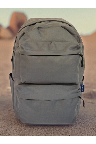 KAFF Vip 3 Gray School Bag - Waterproof and Compartment Laptop Tablet Bag