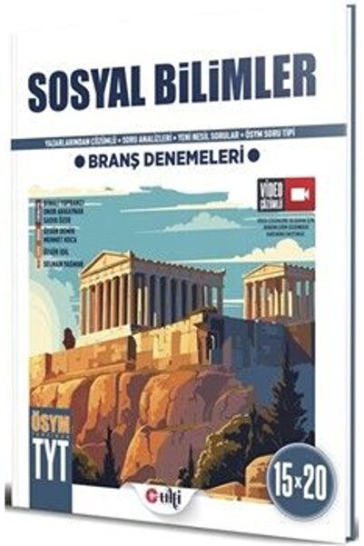 Ulti Yayınları TYT Sosyal Bilgiler Ulti Serisi Branş Denemeleri Parlayan Proj...