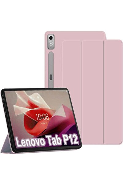 SIGLOO Premium case for Lenovo Tab P12 12.7 inches 2023 sleep wake ultralight stand dark blue
