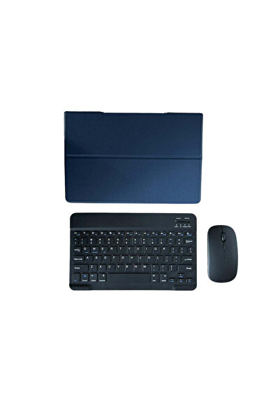 SIGLOO Wireless Bluetooth keyboard and mouse case for Lenovo Yoga Tab 11 11 inches dark blue