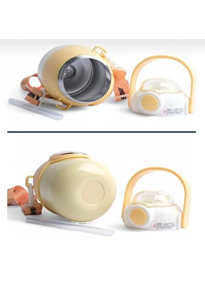 Kayra Stone 700ml 316 Removable Terrace Portable Water Protector / Flask / Thermos Yellow