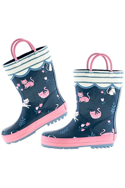 Stephen Joseph Kız Çocuk Yağmur Çizmesi Kediler