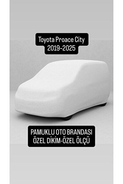 içel çadır Toyota Proace City 2019–2025 Model Pamuklu Kumaş Araç Brandası Dolu Korumalı