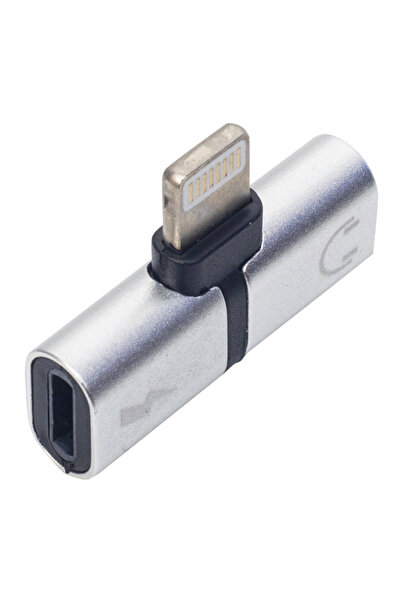Powermaster PM-18316 İphone Lightning Şarj Kulaklık Çevirici Adaptör Jack