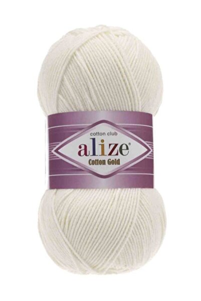 Alize Coton Gold El Örgü Ipi 5 Li Paket 62-açık Krem
