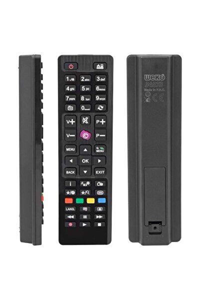 Vestel Weko Kl -seg-regal Rc4849 Rm-l260 Mini Mor Tuşlu Lcd Led Tv Kumanda (40136=34373)