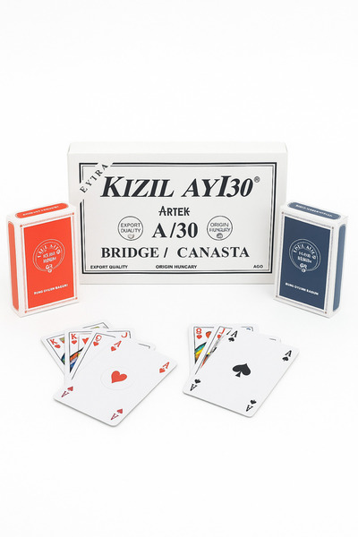 Artex ورق لعب احمر A/30 12 قطعة