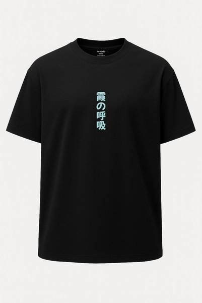 nirvoda Oversize Hashira Demon Slayer Printed Unisex T-Shirt