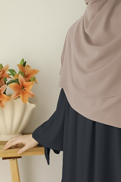 FRESCO SCARFS Tesettür Hijab Medine Ipeği Eşarp Bej