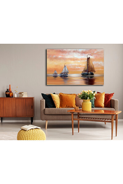 bestablo YELKENLİLER KANVAS TABLO