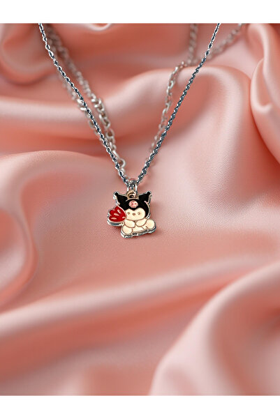 Luxmon Kuromi Temalı Anime Kolye 1 Adet