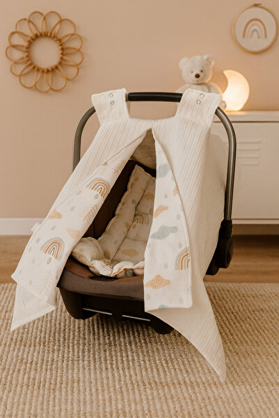 FG Store %100 Pamuk Çok Amaçlı Çift Katlı Örgü Pike/müslin Puset Örtüsü & Min...