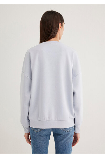 Mavi Lux Touch TENCEL TM Bisiklet Yaka Modal Sweatshirt 168837-89201