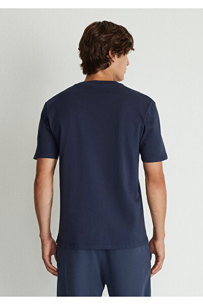 Mavi Tričko Mvjns Printed Navy Blue – volný střih 0612155 -70490