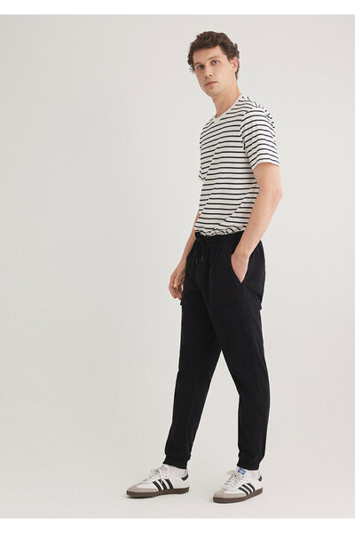 Mavi Schwarze Cargohose 000125-900