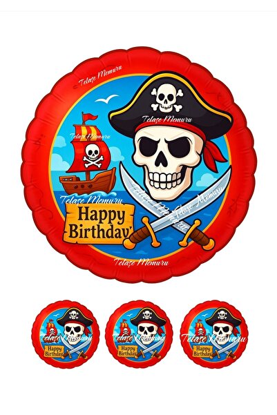 telaşe memuru طباعة رسمية للكب كيك والمعجنات القابلة للأكل بطابع القراصنة - ز...